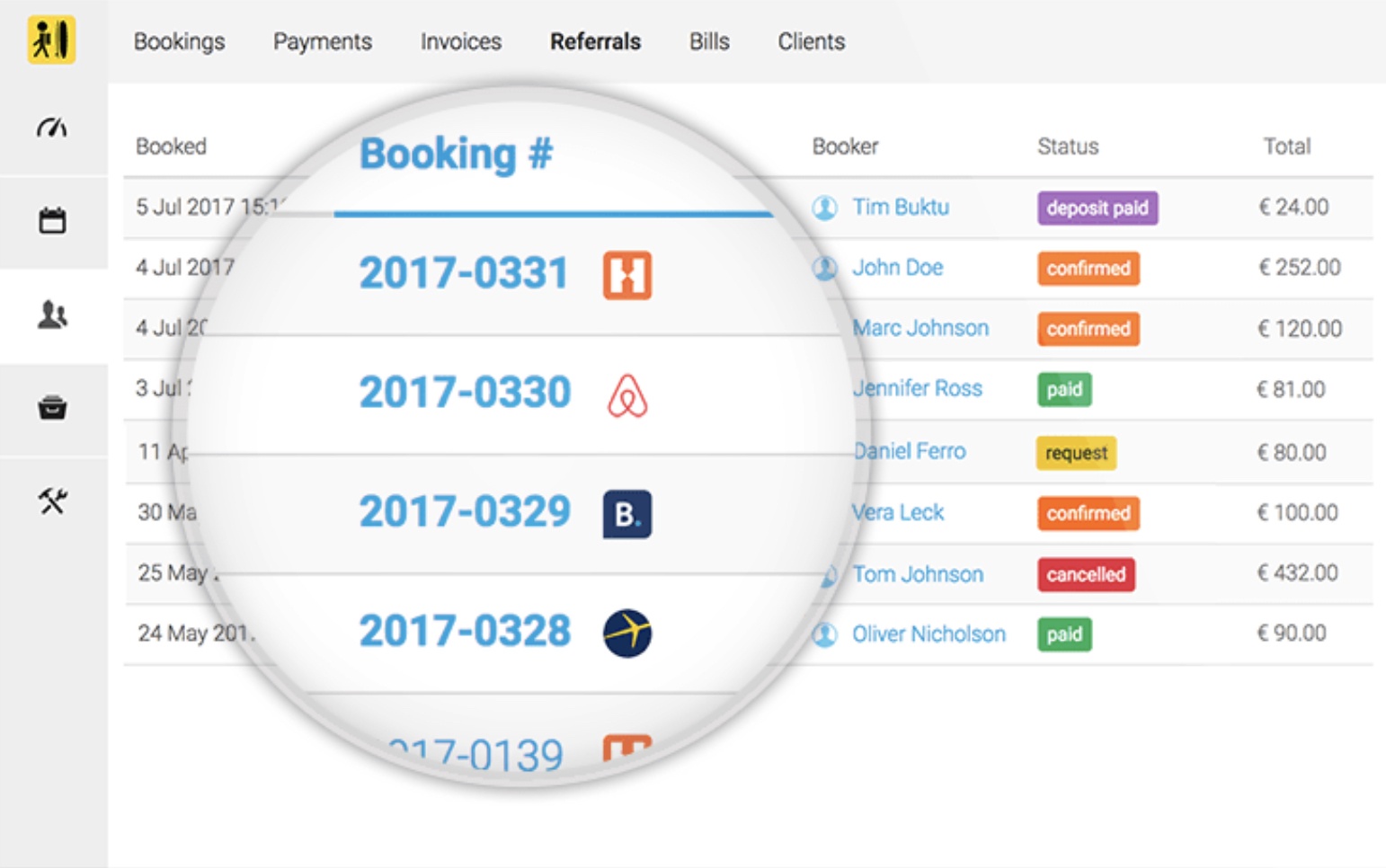 Encourage direct bookings for a future booking